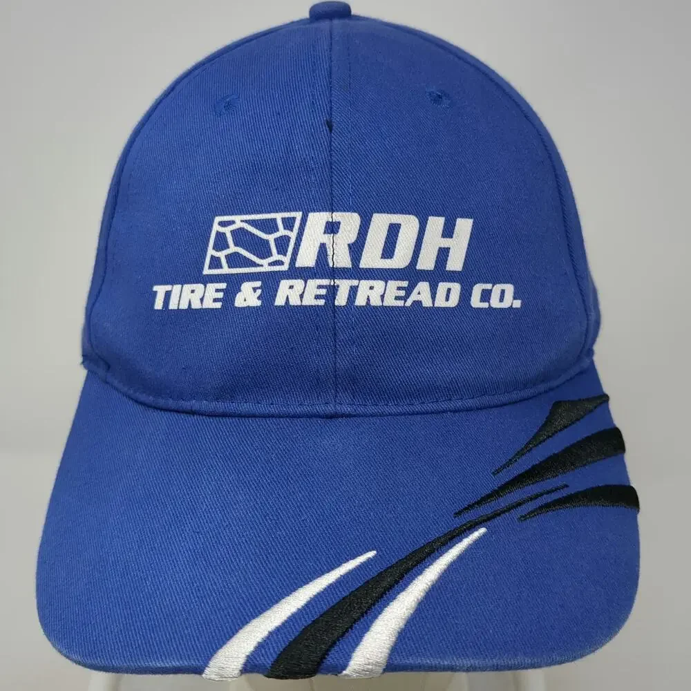 Vitronic Baseball Cap Blue One Size Strapback RDH Tire & Retread Co Logo Hat